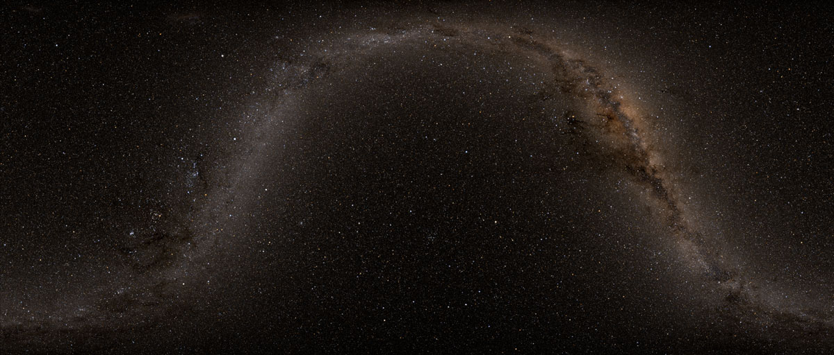 Milky Way rendering